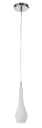 BOTELO suspension 1xE27 nickle/verre blanc