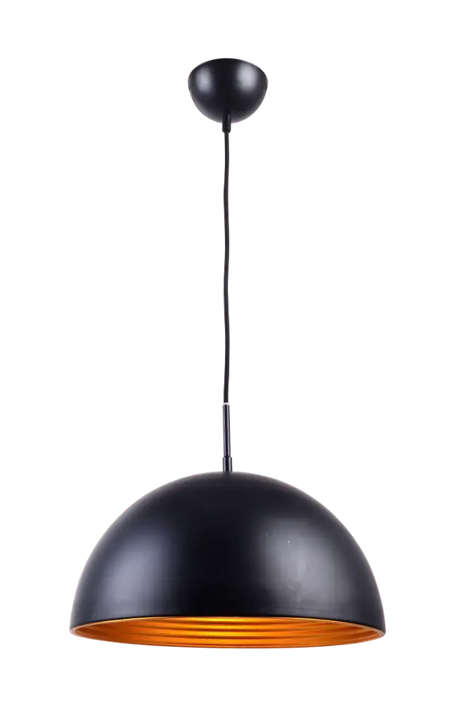 BALIN pendel 1xE27 zwart/goud