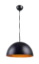 BALIN pendel 1xE27 zwart/goud