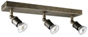 STUGA square 3xGU10 glazen dimbare 5W LED incl.