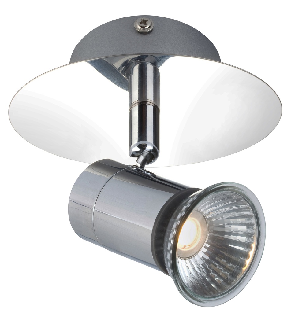 RIVERA 1xGU10 5W dimbare LED Chroom IP44_3427190