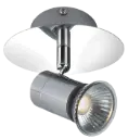 RIVERA 1L GU10 5W LED dimmable shiny chrom IP44