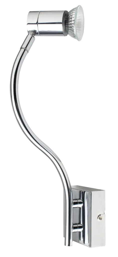 RIVERA panel 1xGU10 5W dimmable LED Chromé IP44