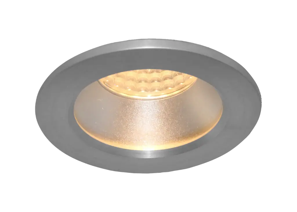 IMBER 70mm cut-out size  GU10 IP44 brushed alu