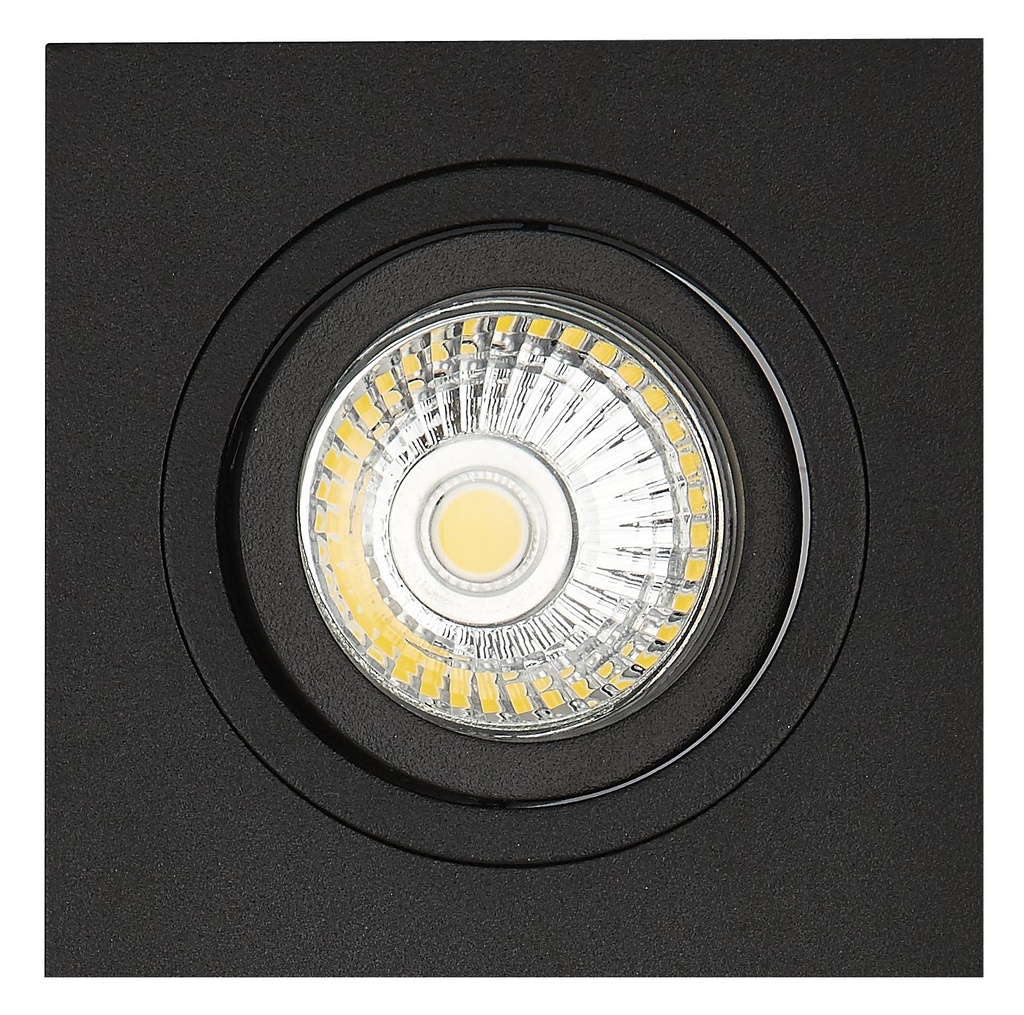 ZOOM I inbouwspot zwart 1x 5W LED GU10 dimbaar incl.