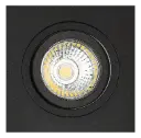 ZOOM I spot à encastrer noir 1x 5W LED GU10 dimmable incl.