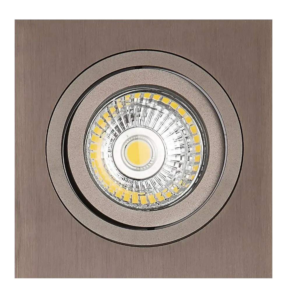 ZOOM I inbouwspot brons 1x 5W LED GU10 dimbaar incl.