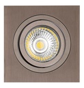 ZOOM I inbouwspot brons 1x 5W LED GU10 dimbaar incl.