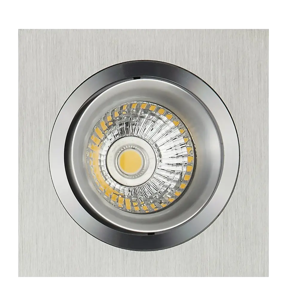 ZOOM II 1L Alu/dim.glass LED 5W GU10 incl.