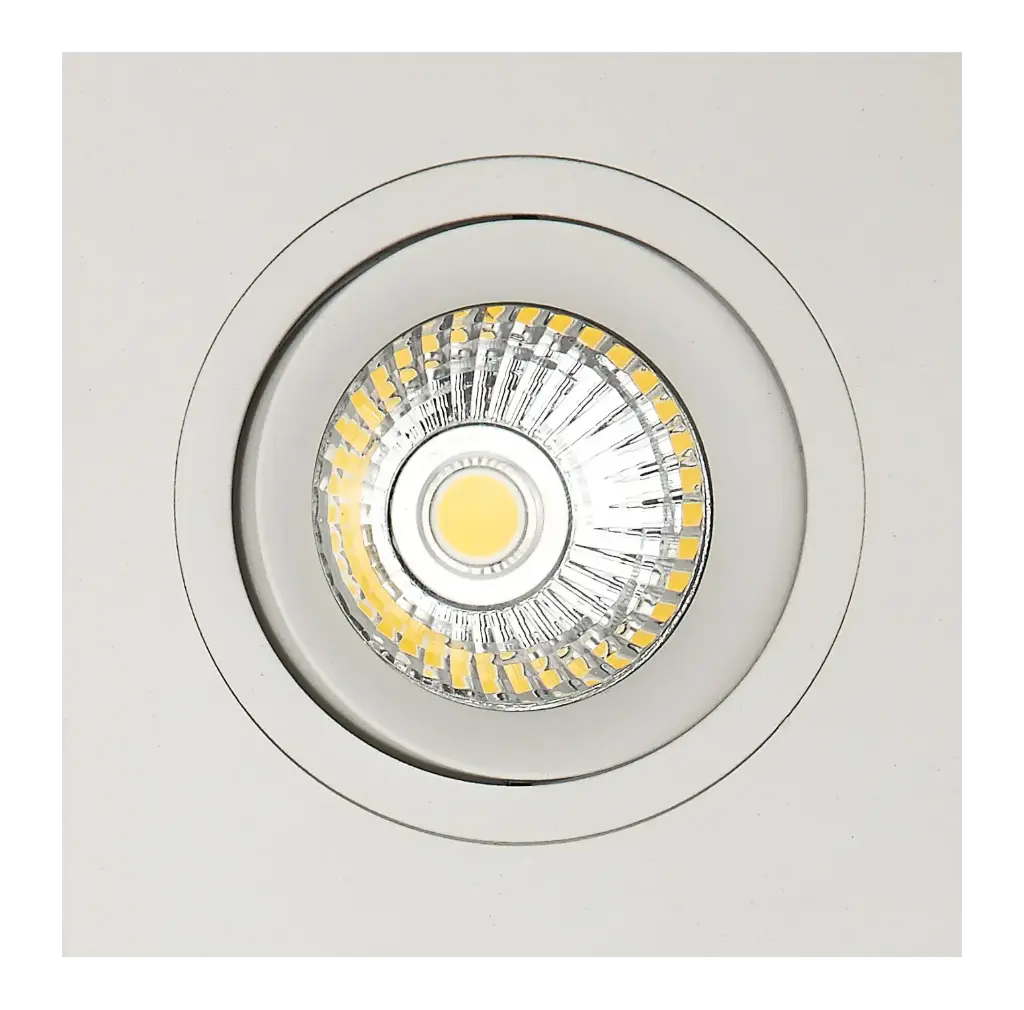 ZOOM II 1L satin white/dim.glass LED 5W GU10 incl.