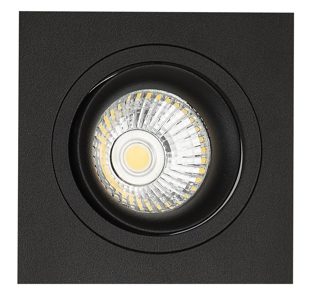 ZOOM II inbouwspot zwart 1x 5W LED GU10 dimbaar incl.
