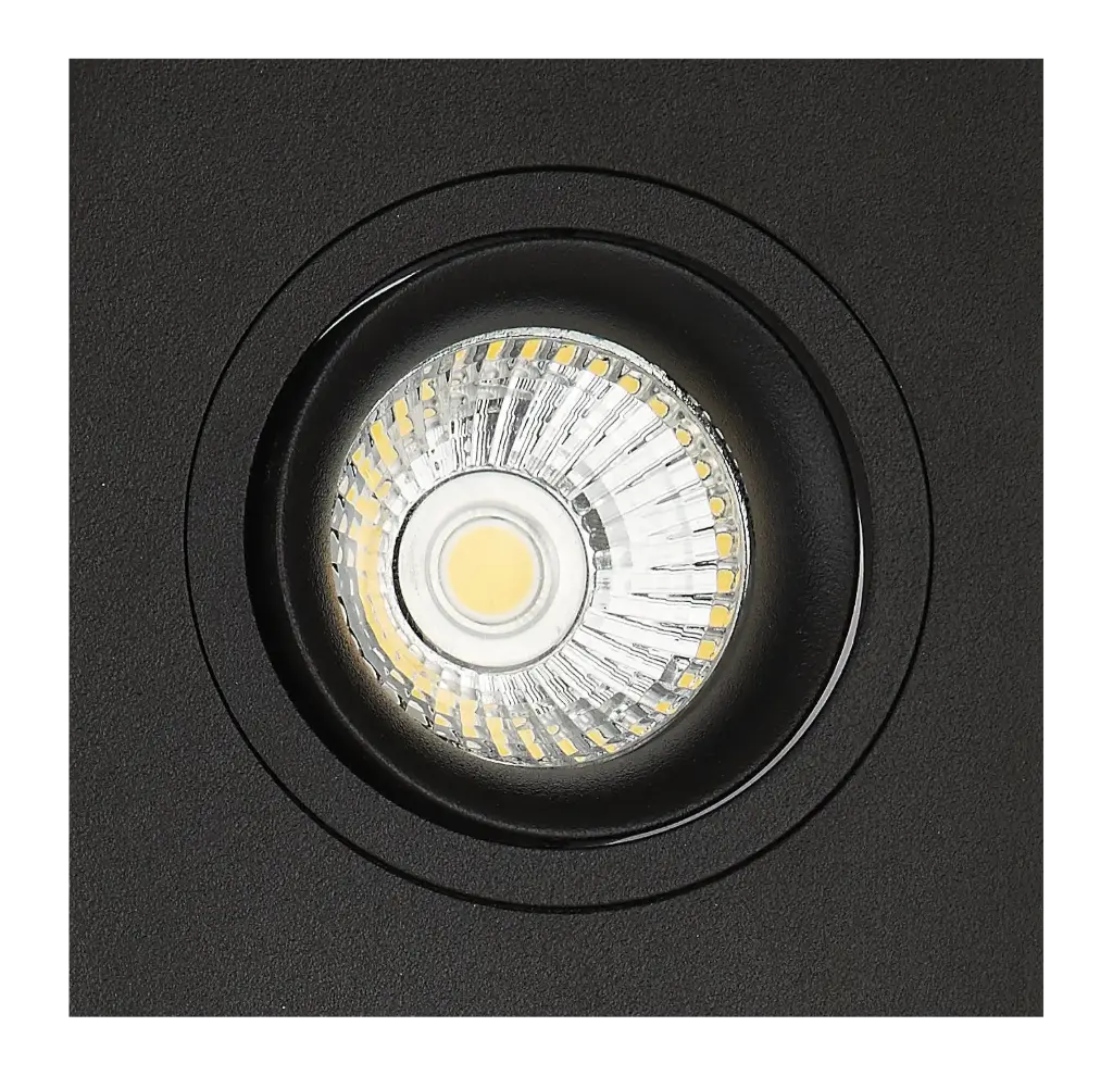 ZOOM II spot à encastrer noir 1x 5W LED GU10 dimmable incl.
