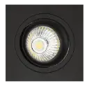 ZOOM II spot à encastrer noir 1x 5W LED GU10 dimmable incl.