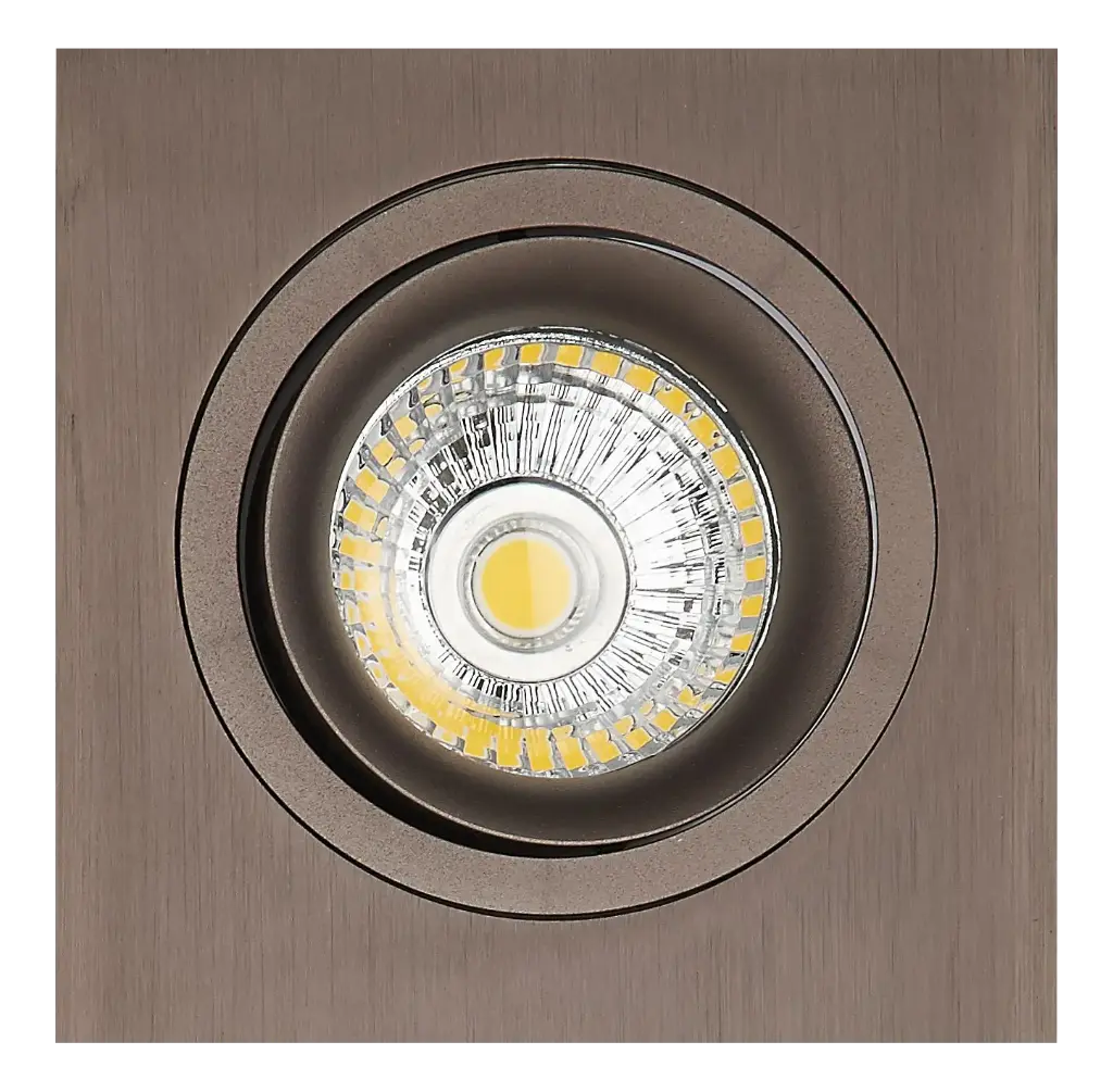 ZOOM II inbouwspot brons 1x 5W LED GU10 dimbaar incl.