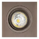 ZOOM II inbouwspot brons 1x 5W LED GU10 dimbaar incl.