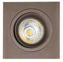 ZOOM II inbouwspot brons 1x 5W LED GU10 dimbaar incl.