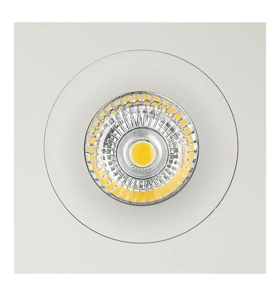ZOOM III 1L satin white/dim.glass LED 5W GU10 incl.
