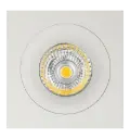 ZOOM III 1L satin white/dim.glass LED 5W GU10 incl.