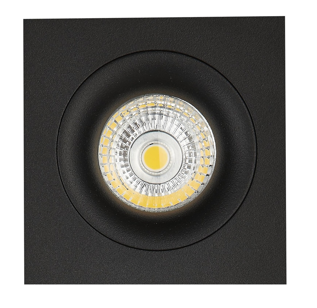 ZOOM III inbouwspot zwart 1x 5W LED GU10 dimbaar incl.
