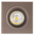 ZOOM III inbouwspot brons 1x 5W LED GU10 dimbaar incl.