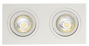 ZOOM II inbouwspot wit 2x 5W LED GU10 dimbaar incl.