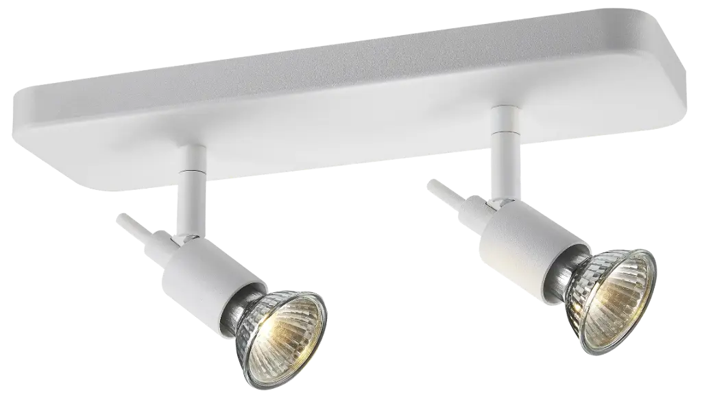 SONAR II wit 2x 5W LED GU10 dimbaar incl.