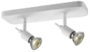 SONAR II wit 2x 5W LED GU10 dimbaar incl.