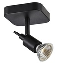 SONAR II  zwart 1x 5W LED GU10 dimbaar incl.