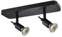 SONAR II zwart 2x 5W LED GU10 dimbaar incl.
