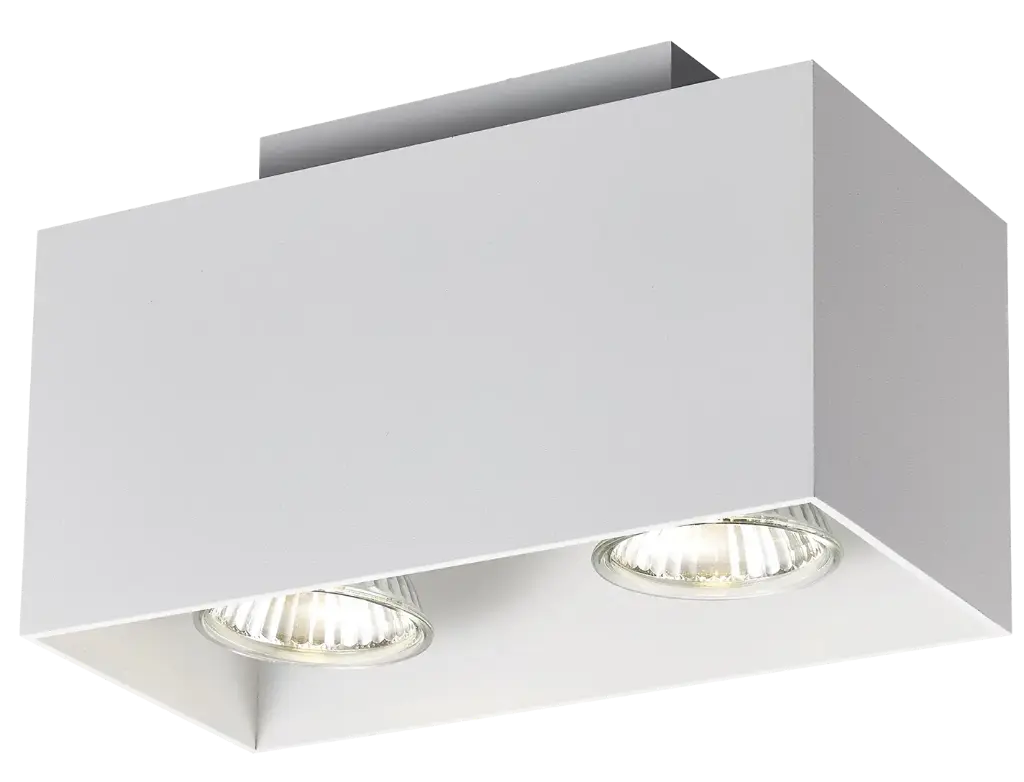 KUBO blanc 2x 5W LED GU10 dimmable incl.