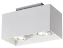 KUBO 2L satin white/dim.glass LED 5W GU10 incl.