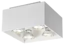 KUBO wit 4x 5W LED GU10 dimbaar incl.