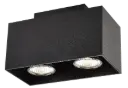 KUBO noir 2x 5W LED GU10 dimmable incl.