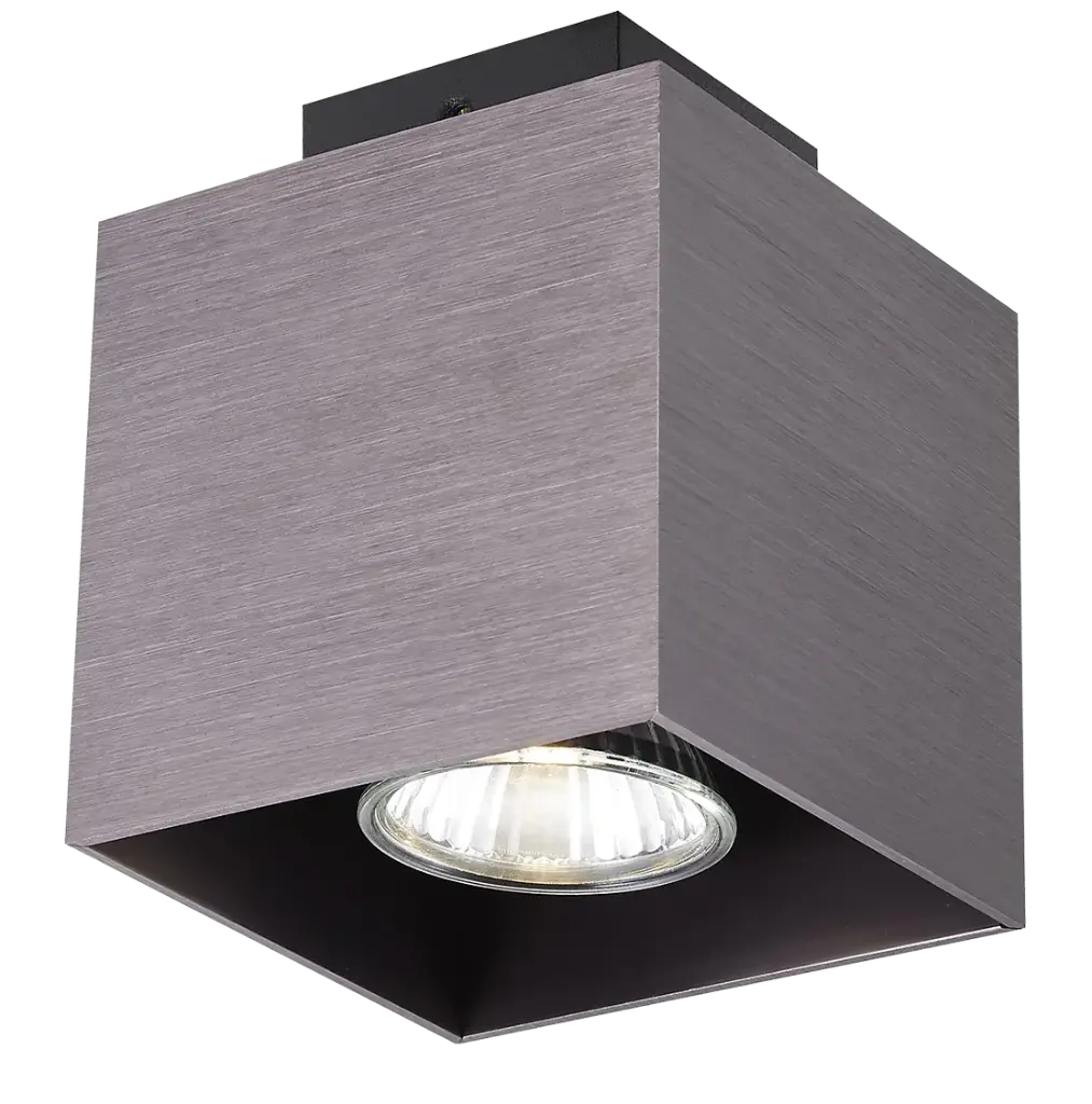 KUBO 1L pure bronze/dim.glass LED 5W GU10 incl.