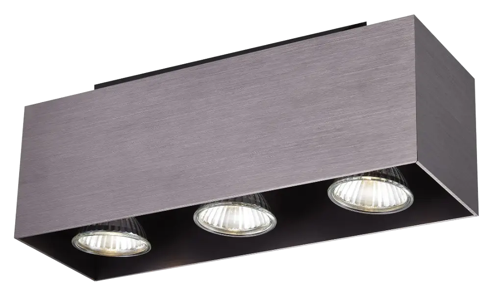 KUBO 3L pure bronze/dim.glass LED 5W GU10 incl.