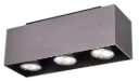 KUBO brons 3x 5W LED GU10 dimbaar incl.