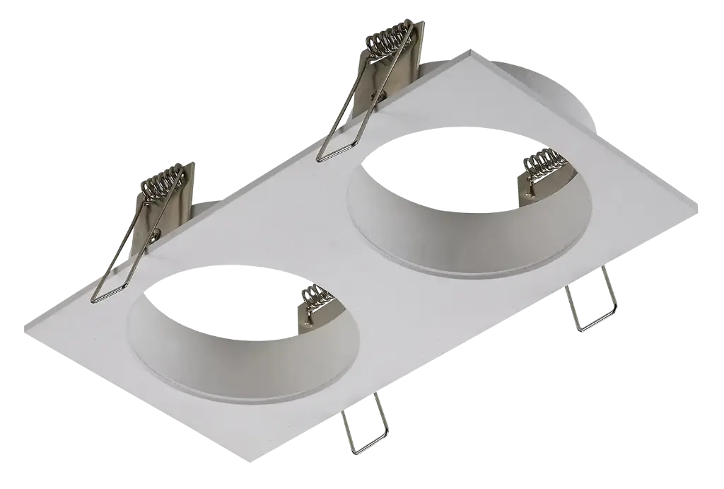 ZOOM base 2L satin white 2x GU10