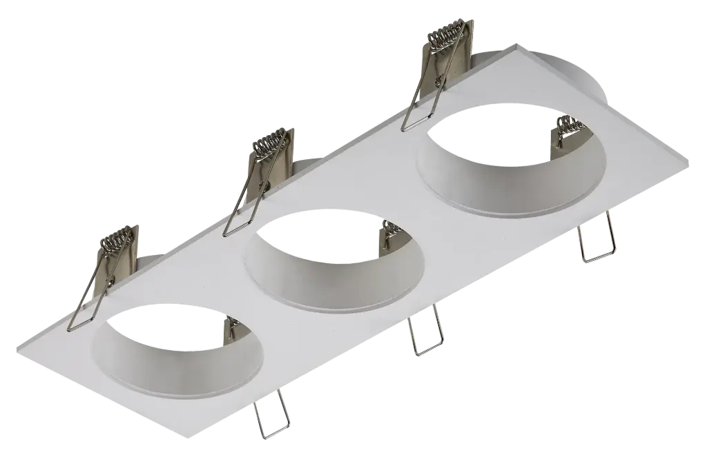 ZOOM base 3L satin white 3x GU10