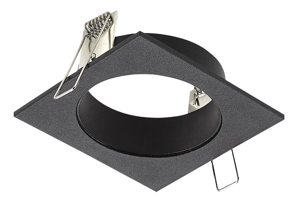 ZOOM base 1L satin black 1x GU10 square