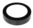FLUKE LED plafonnier rond zwart 12W 3000K Ø17,5cm