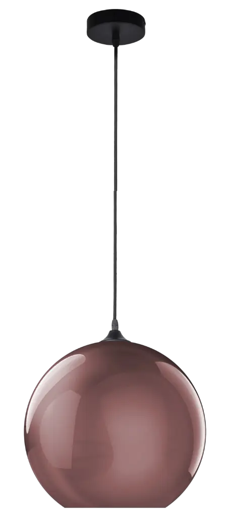 ROGODO Pendel Koper/Roze 40cm 1x E27