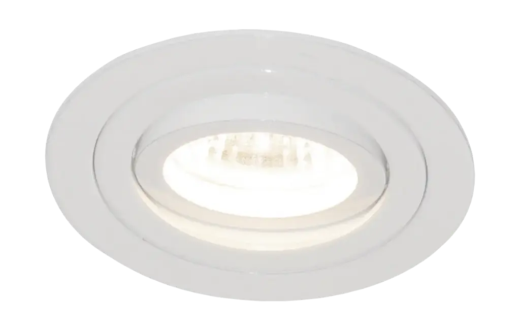 LINUX LED ROND blanc  + GU10 5W