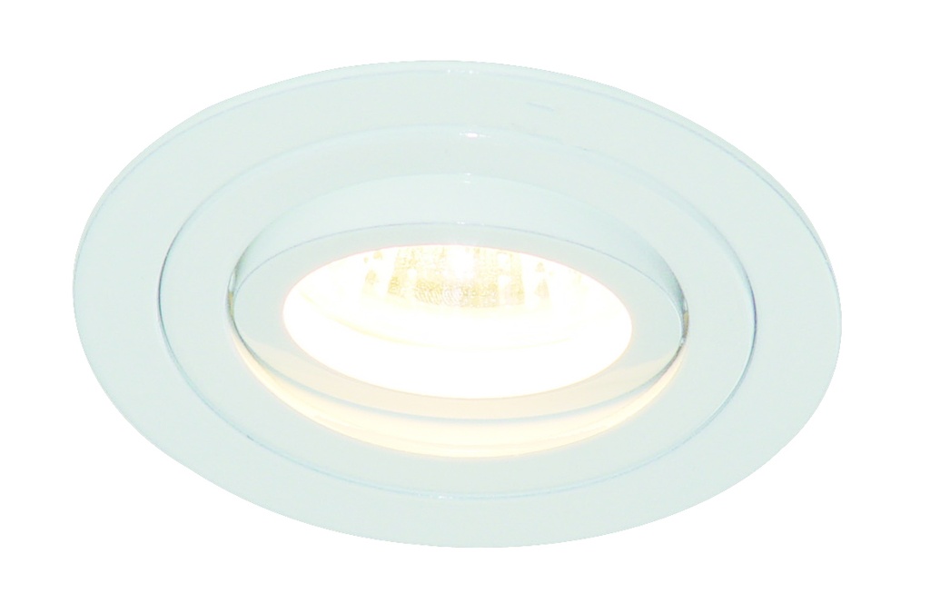 LINUX LED ROND wit inbouwspot GU10 5W incl