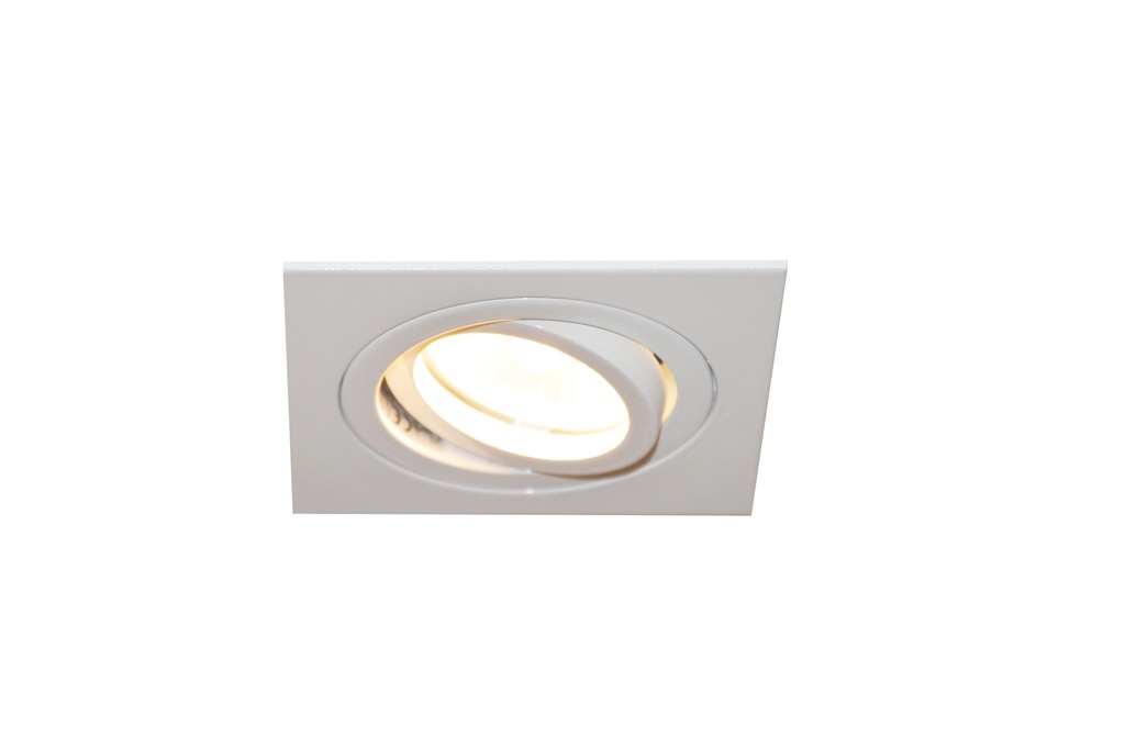 LINUX LED vierkant wit inbouwspot GU10 5W incl