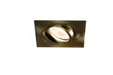 LINUX LED vierkant brons  + GU10 5W
