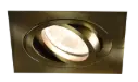 LINUX LED vierkant brons  + GU10 5W