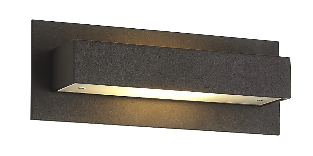 NENAD appl. noir satiné R7s 118mm 10W LED dimmable WW