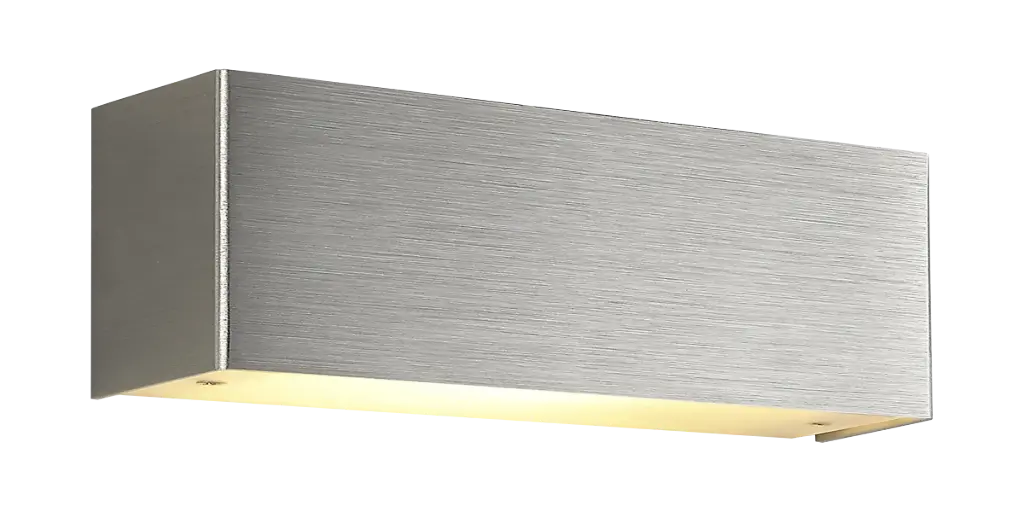 FLUO Wandlicht alu 250mm R7s 118mm 10W LED WW dimbaar