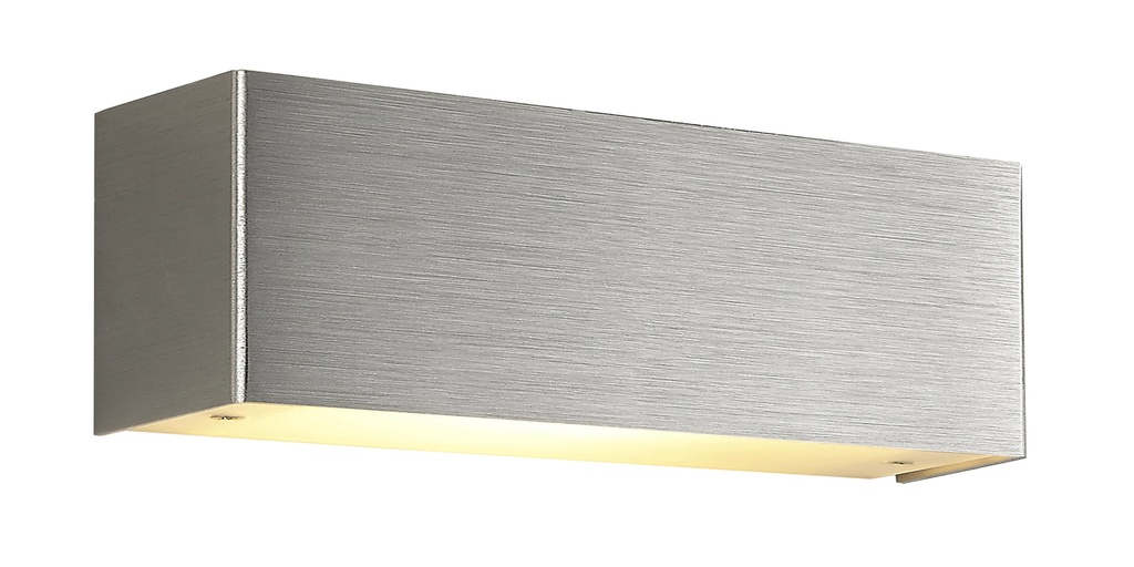 FLUO Wandlicht alu 250mm R7s 118mm 10W LED WW dimbaar