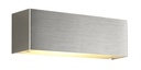 FLUO Wandlicht alu 250mm R7s 118mm 10W LED WW dimbaar